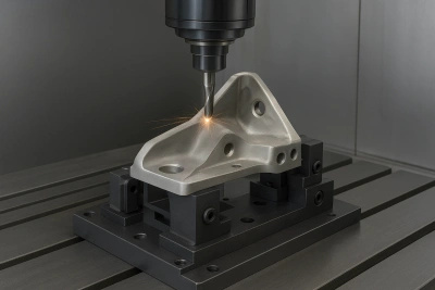 Five-axis CNC machining reduces part flipping and improves aerospace part accuracy